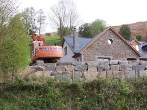 Block Stone Wall